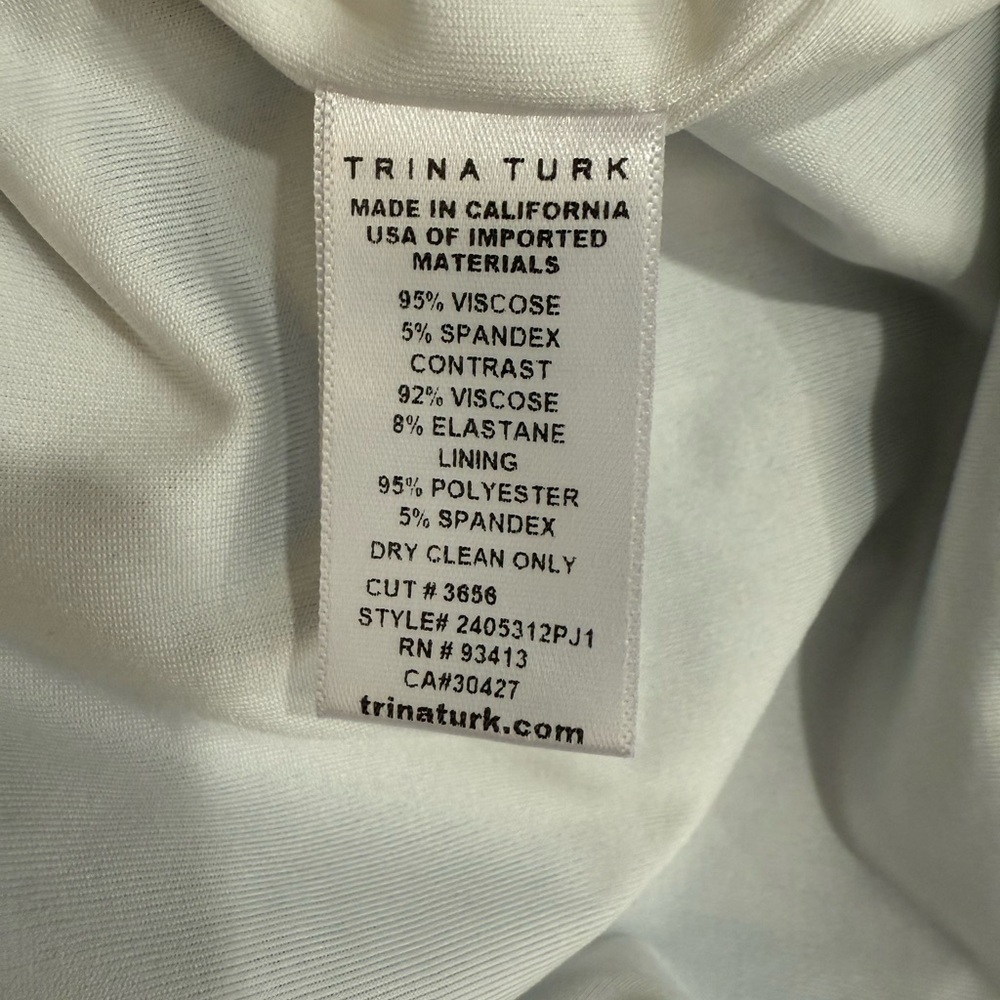 Trina Turk Zinnia Tank Dress Black & White Geometric Knee Length Size XXL NWT - Picture 10 of 10